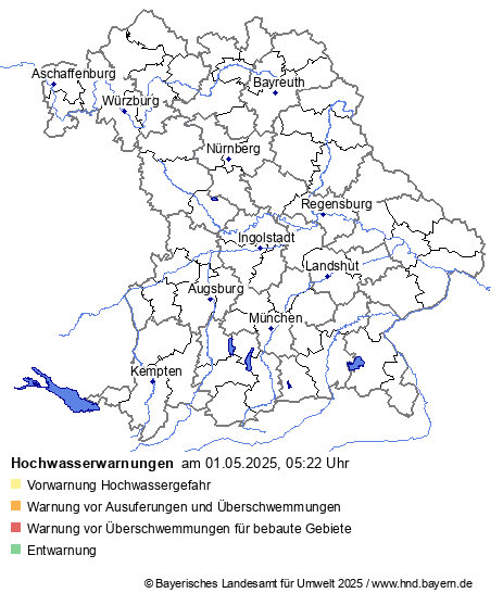 Warnkarte Bayern